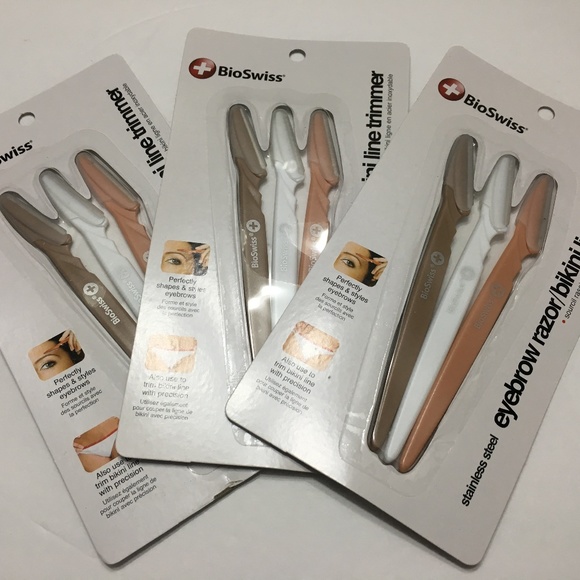 Two (2) Packs BioSwiss Eyebrow/Bikini Razors - Picture 2 of 8